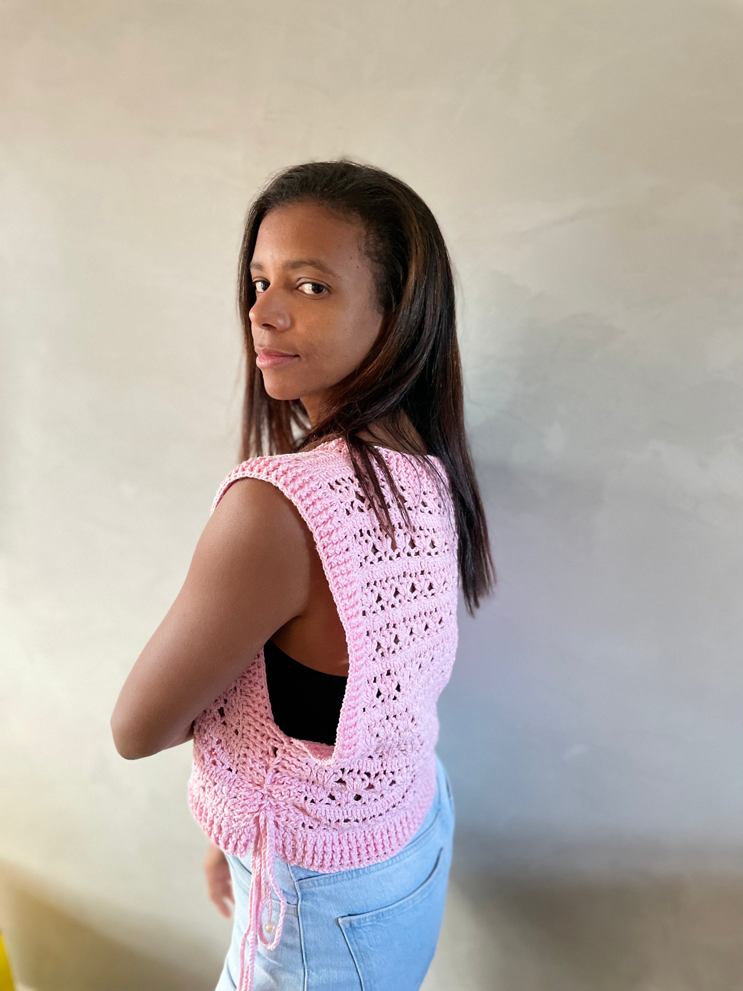 Top de praia com abertura lateral