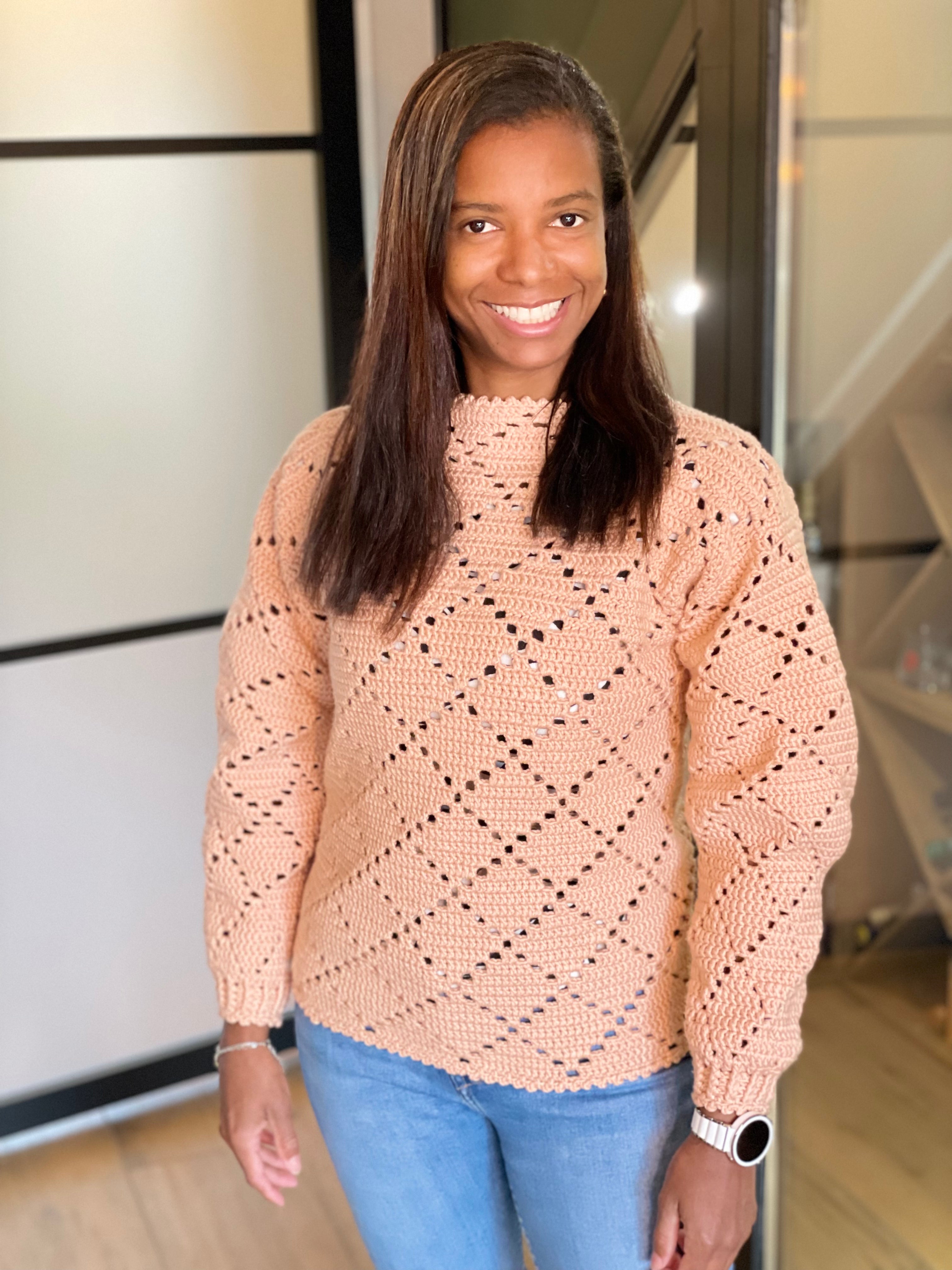 Modelo vestindo suéter 