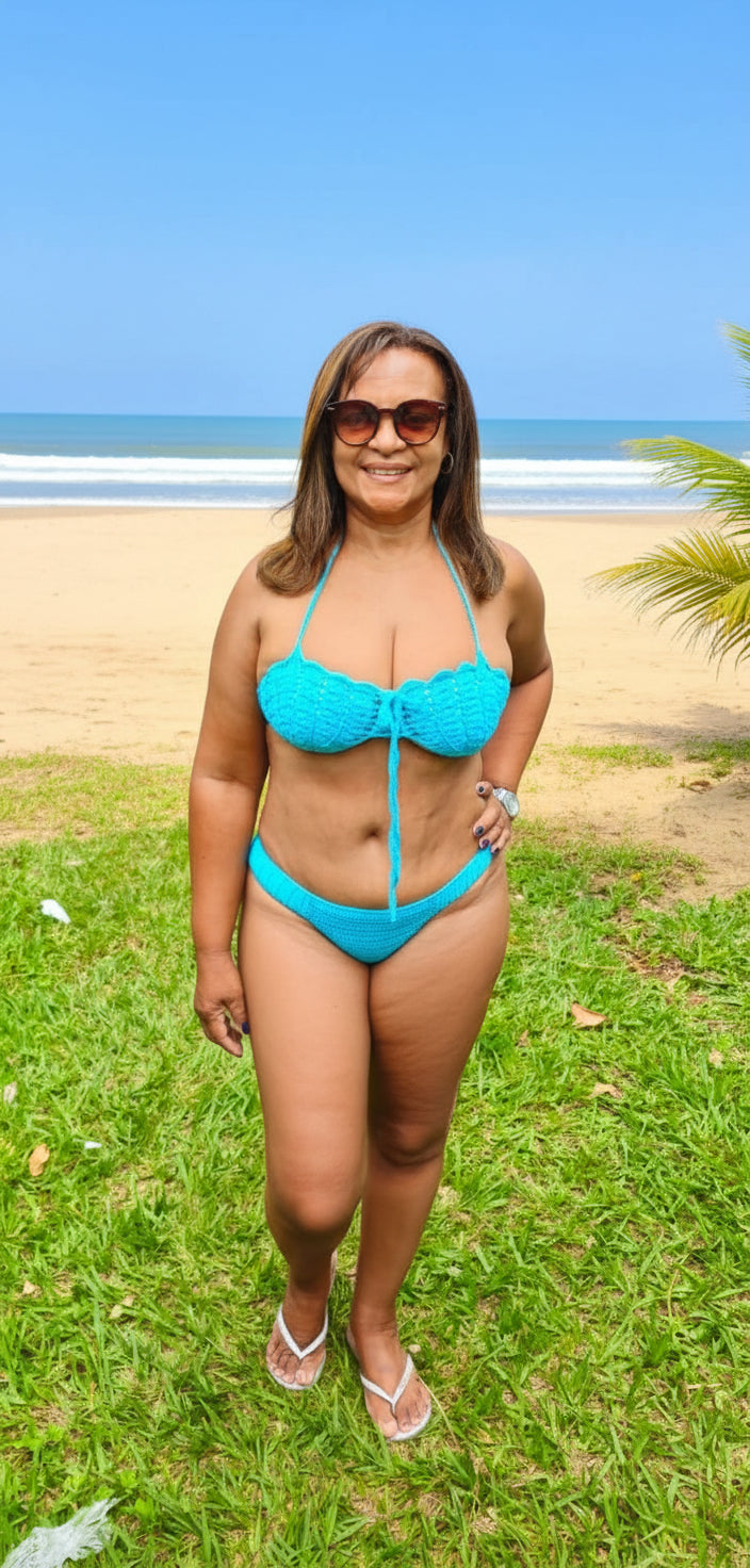 Biquini de crochê Rosi