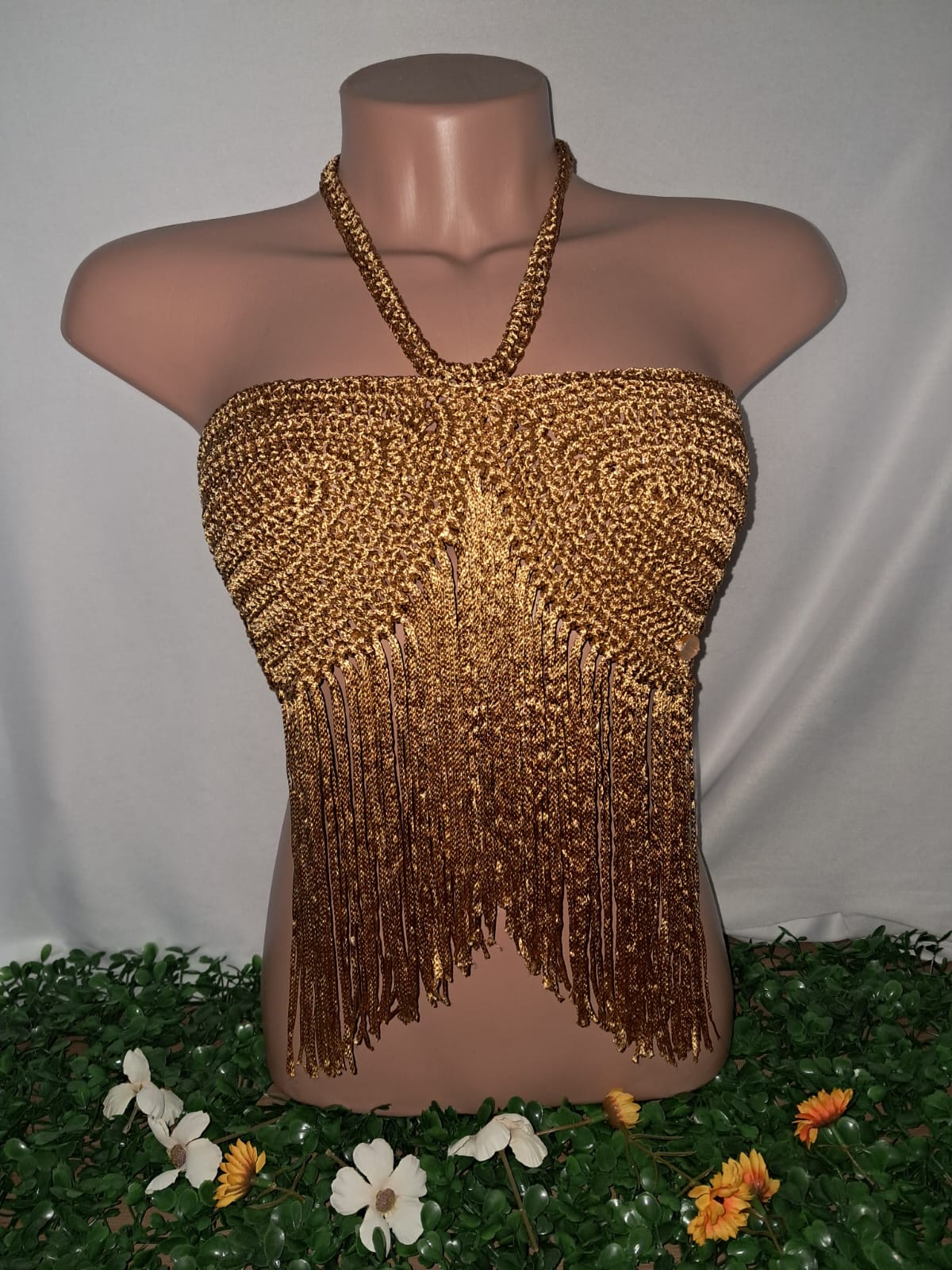 Top de crochê Sunset