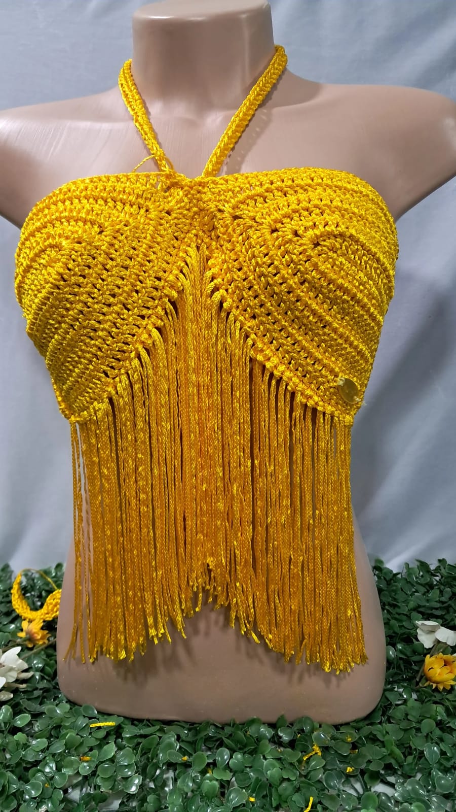 Top de crochê Sunset